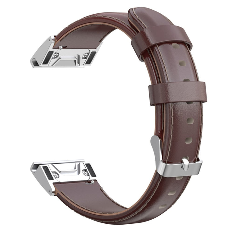 Great Garmin Smartwatch Genuine Leather Universel Strap - Brown#serie_7