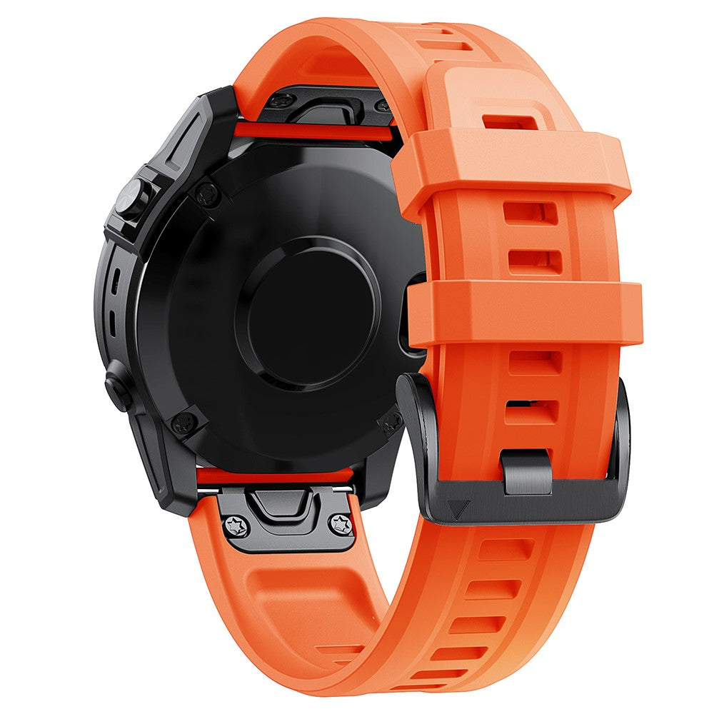 Comfortable Garmin Smartwatch Silicone Universel Strap - Orange#serie_4