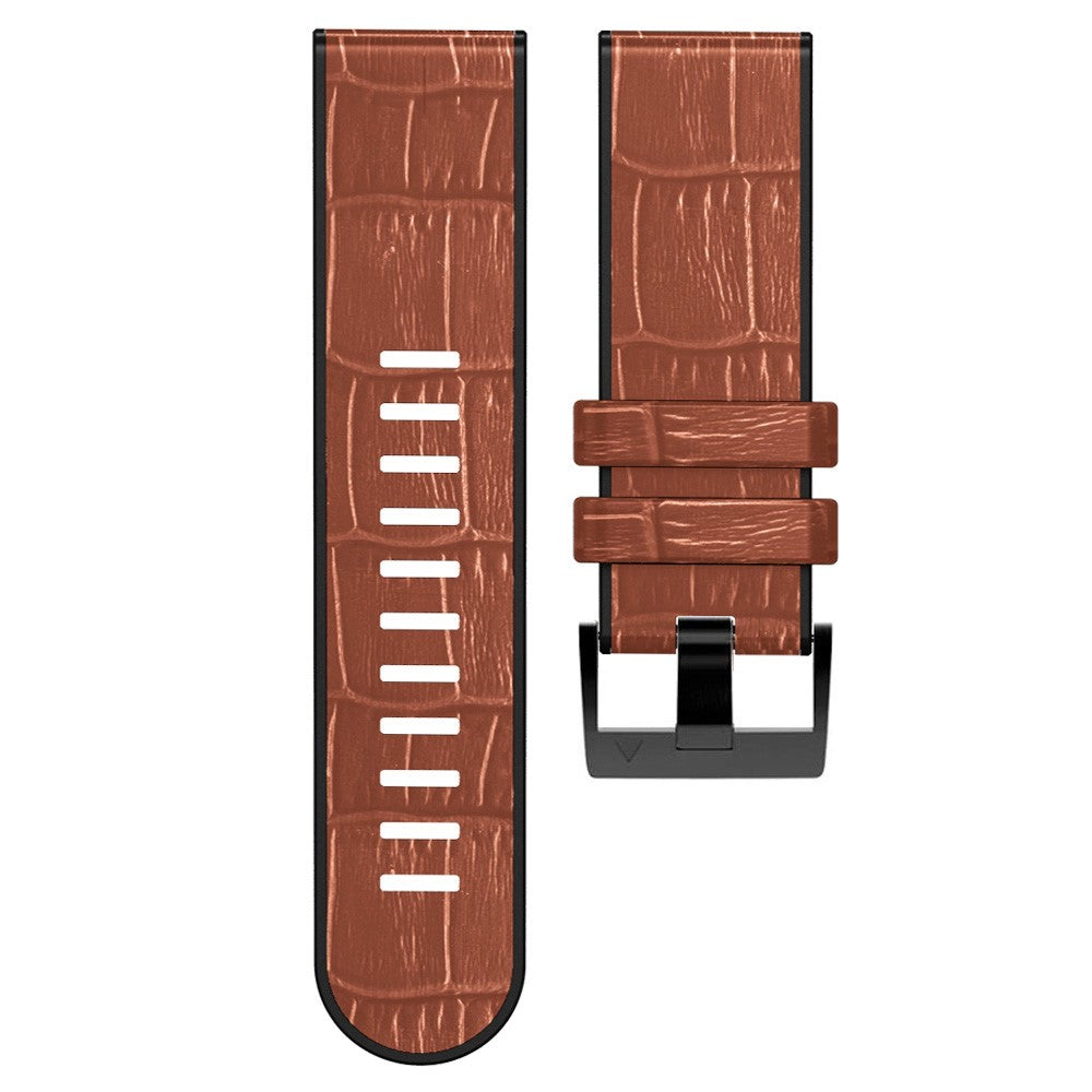 Very Stylish Garmin Smartwatch Silicone Universel Strap - Brown#serie_5