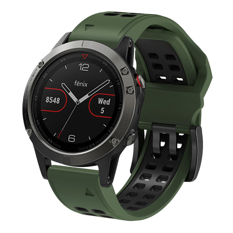 Incredibly Sweet Garmin Smartwatch Silicone Universel Strap - Green#serie_9