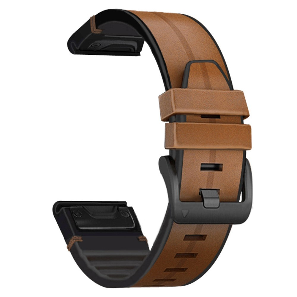 Super Pleasant Garmin Smartwatch Silicone Universel Strap - Brown#serie_5