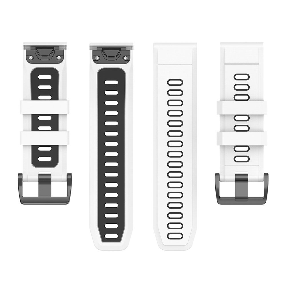 Mega Fashionable Garmin Smartwatch Silicone Universel Strap - White#serie_2