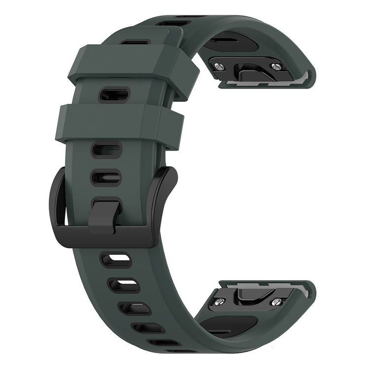 Mega Fashionable Garmin Smartwatch Silicone Universel Strap - Green#serie_4