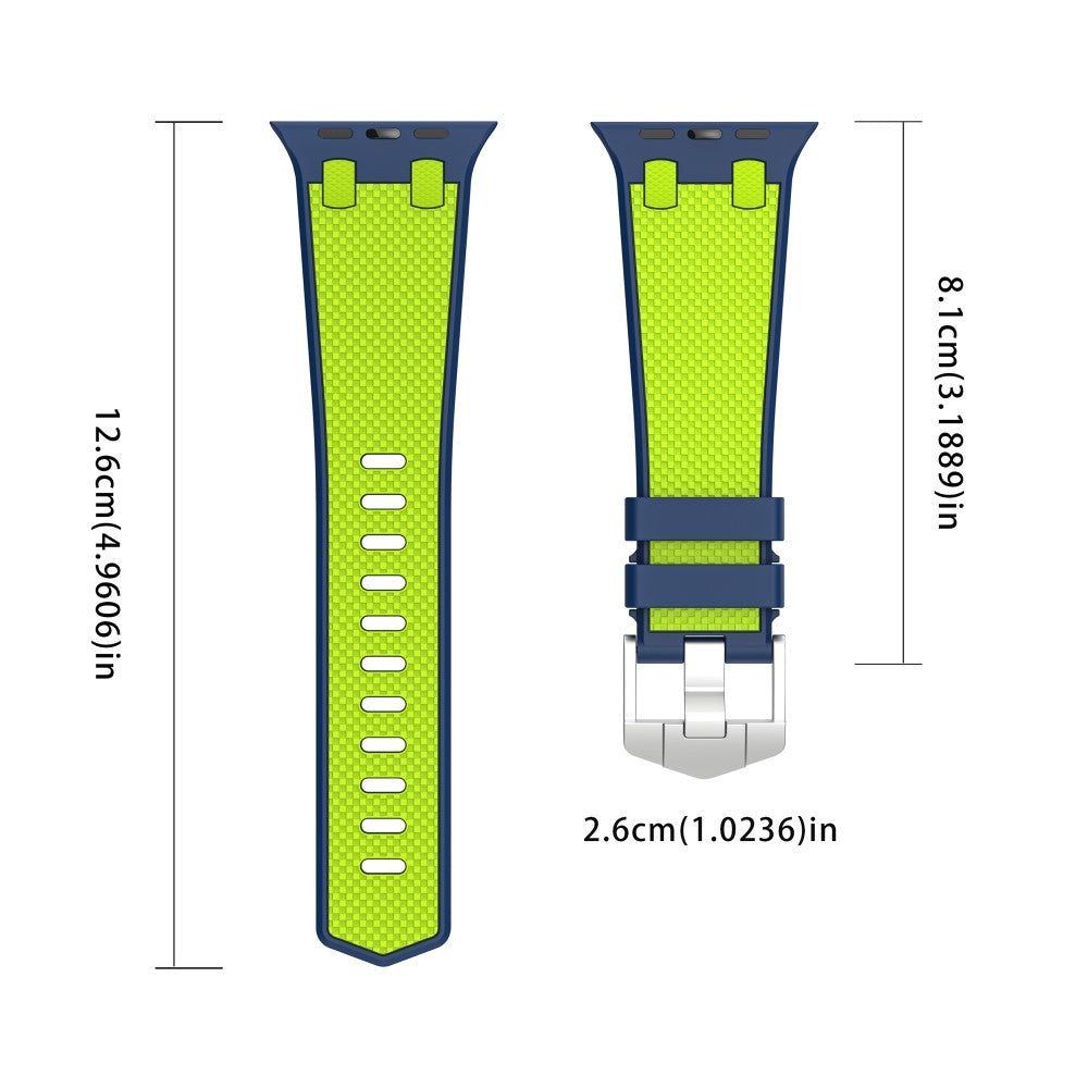 Very Fashionable Apple Smartwatch Silicone Universel Strap - Green#serie_2