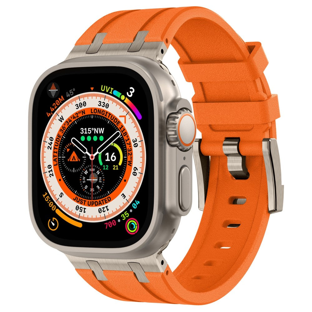 Comfortable Apple Smartwatch Silicone Universel Strap - Orange#serie_8