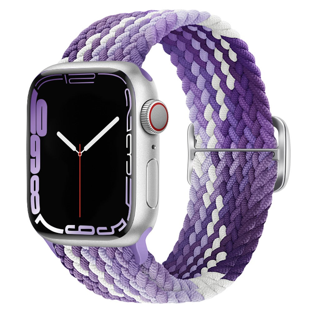 Mega Delightful Apple Smartwatch Nylon Universel Strap - Purple#serie_4