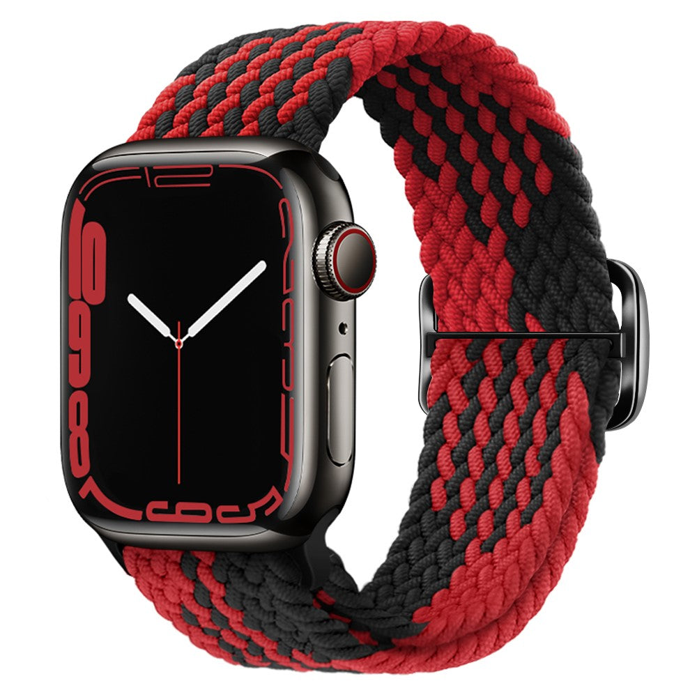 Mega Delightful Apple Smartwatch Nylon Universel Strap - Red#serie_6