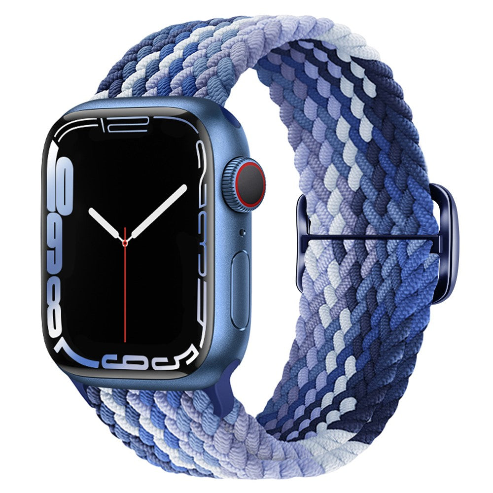 Mega Delightful Apple Smartwatch Nylon Universel Strap - Blue#serie_19