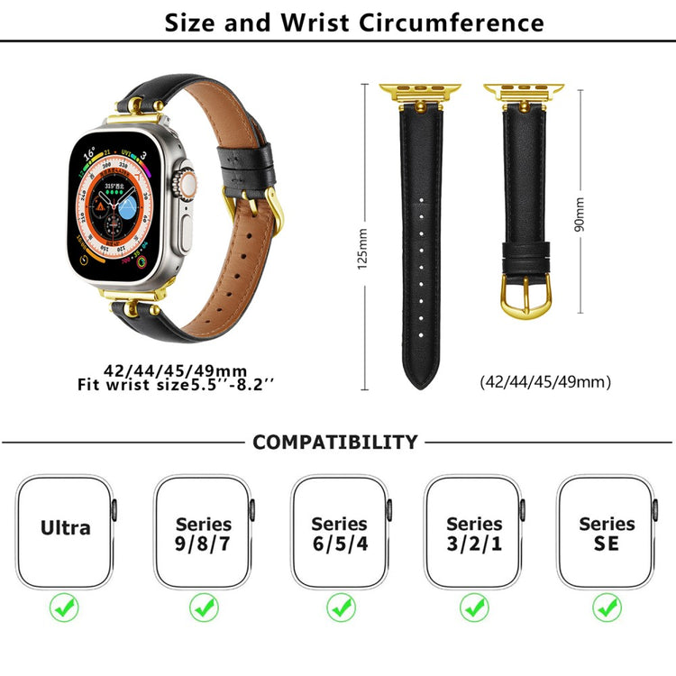 Superb Apple Smartwatch Pu Leather Universel Strap - White#serie_1