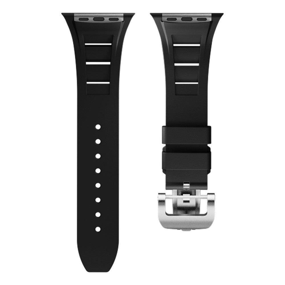 Super Nice Apple Smartwatch Silicone Universel Strap - Black#serie_3