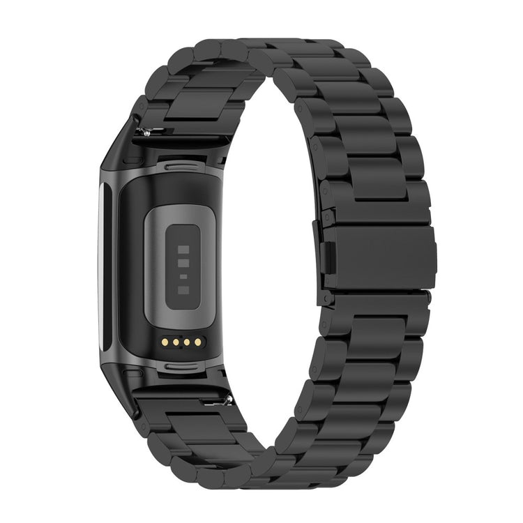 Remarkably Neat Fitbit Charge 5 Metal Strap - Black#serie_1