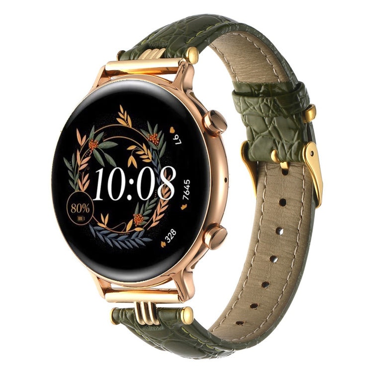 Super Agreeable Smartwatch Pu Leather Universel Strap - Green#serie_7