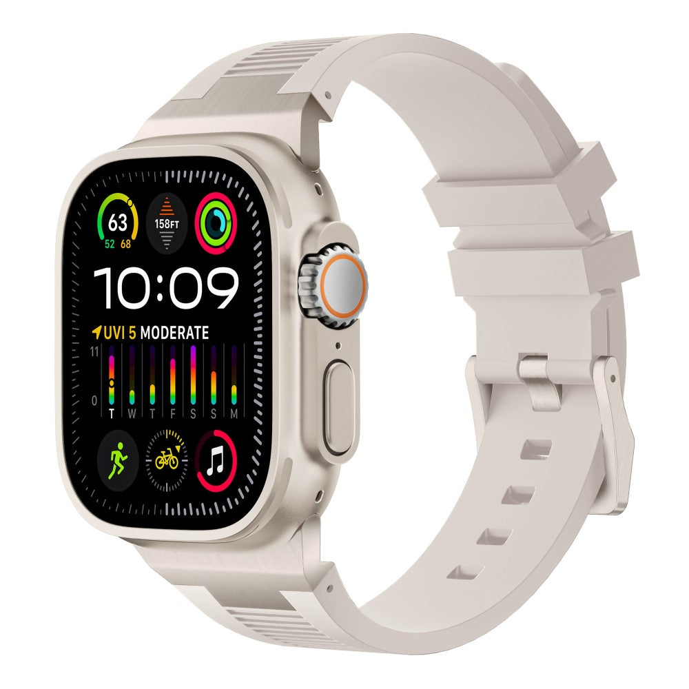 Remarkably Neat Apple Smartwatch Silicone Universel Strap - White#serie_10