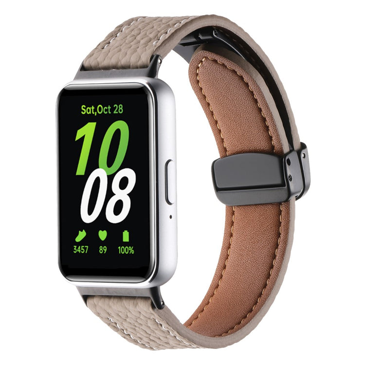 Very Tough Samsung Galaxy Fit 3 Genuine Leather Strap - Brown#serie_3