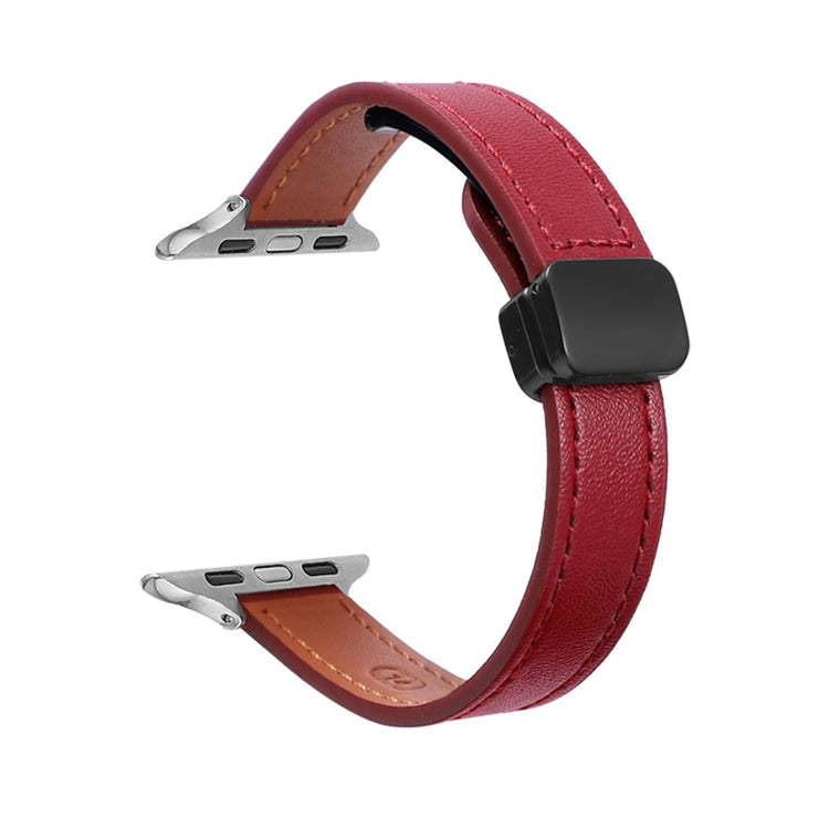 Super Neat Apple Smartwatch Pu Leather Universel Strap - Red#serie_5