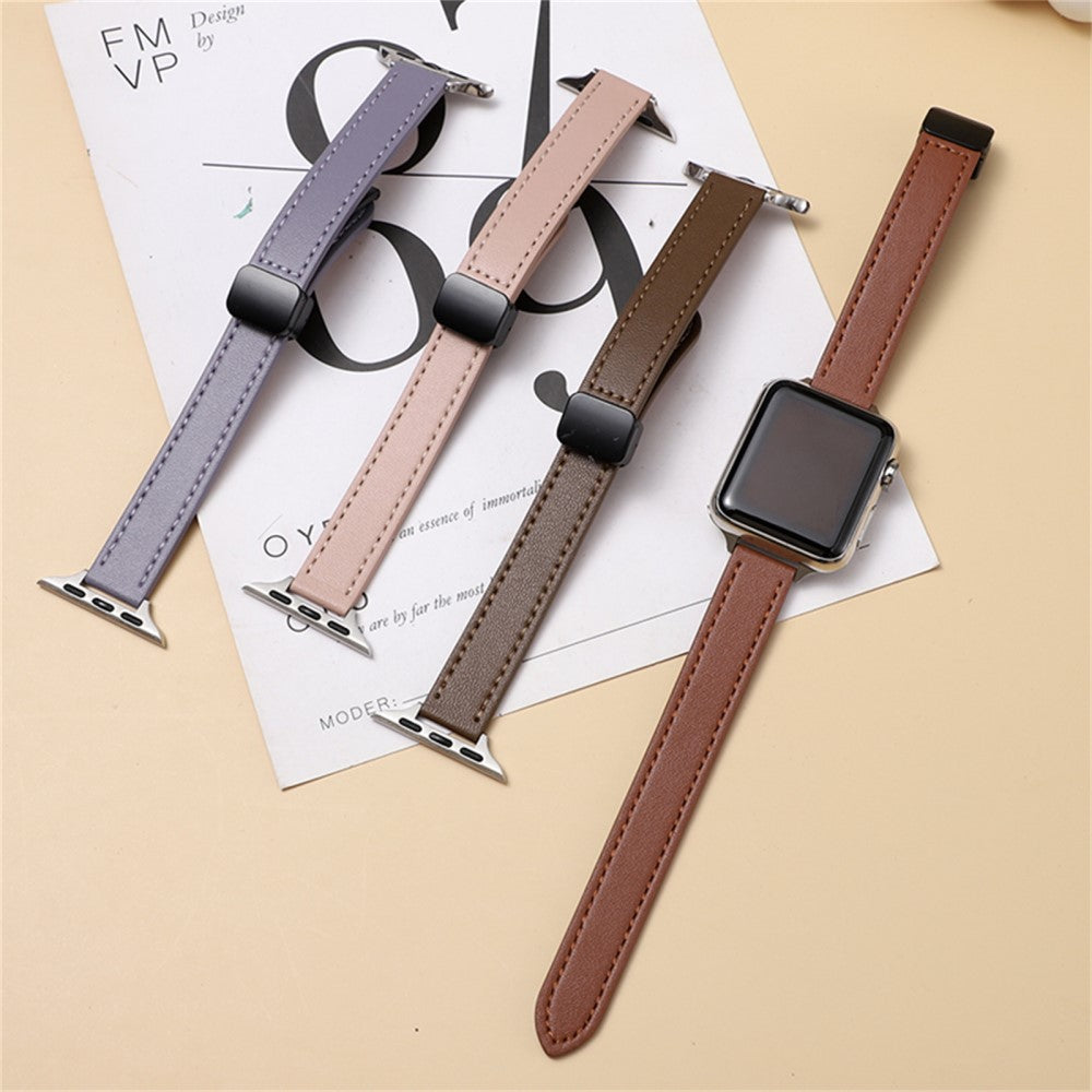 Strong Apple Smartwatch Pu Leather Universel Strap - White#serie_14