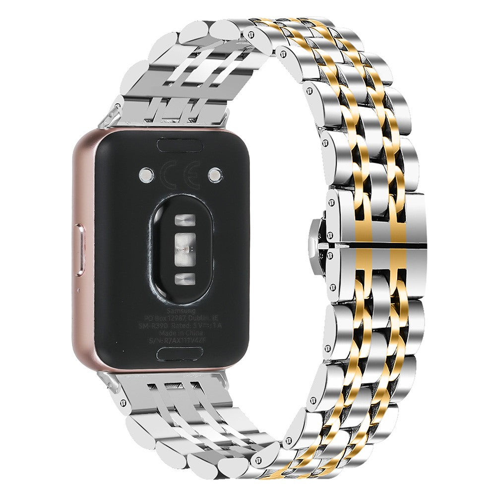 Brilliant Samsung Galaxy Fit 3 Metal Strap - Gold#serie_1