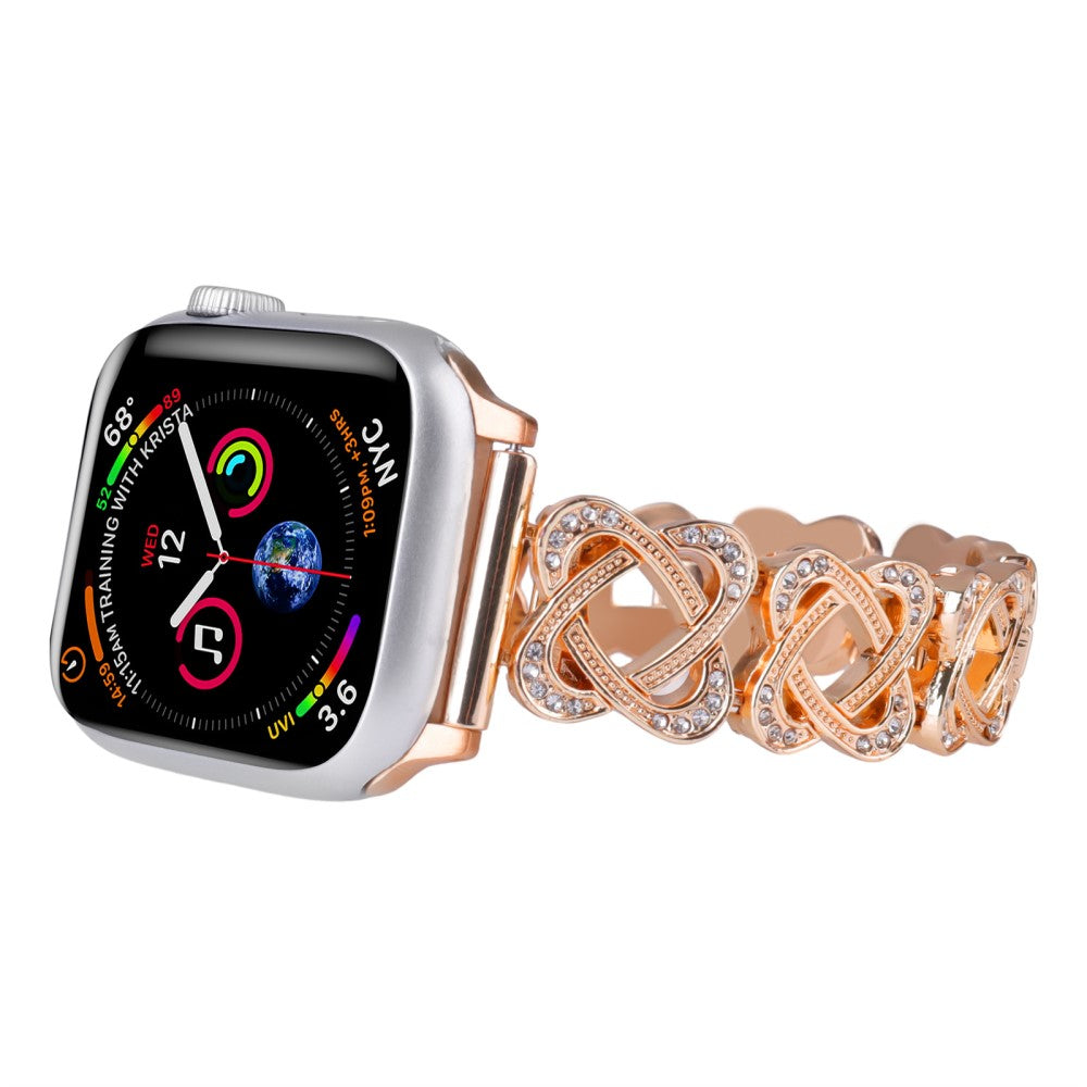 Remarkably Sweet Apple Smartwatch Metal Universel Strap - Pink#serie_1