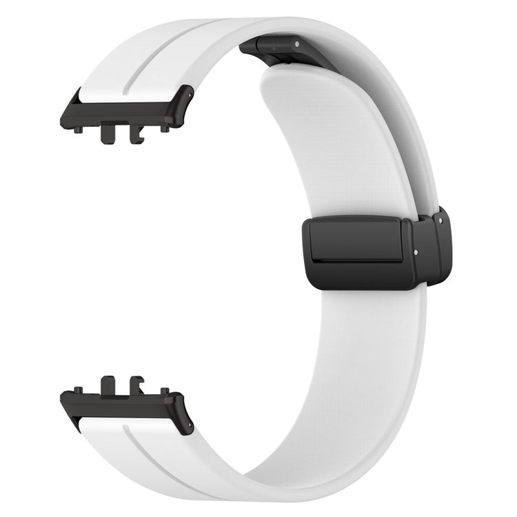 Super Comfortable Samsung Galaxy Fit 3 Silicone Strap - White#serie_2