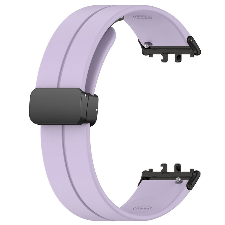 Super Comfortable Samsung Galaxy Fit 3 Silicone Strap - Purple#serie_4