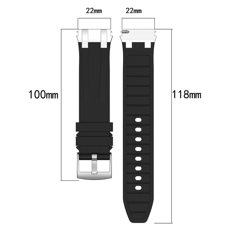 Comfortable Smartwatch Silicone Universel Strap - Yellow#serie_7