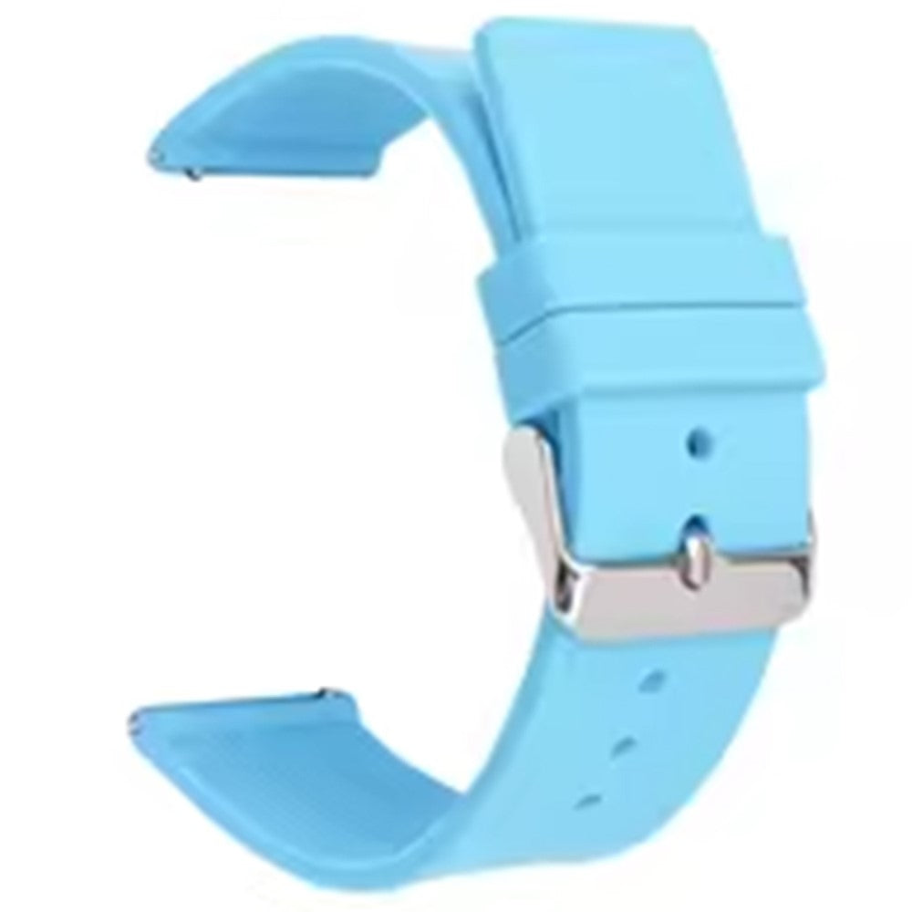 Very Fashionable 18mm Silicone Strap - Blue#serie_14