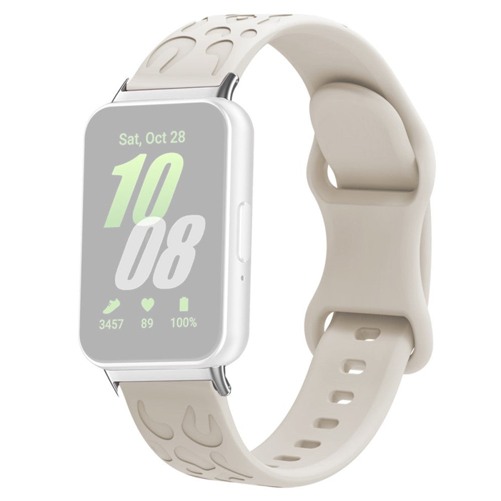 Remarkably Lovely Samsung Galaxy Fit Silicone Strap - Silver#serie_11