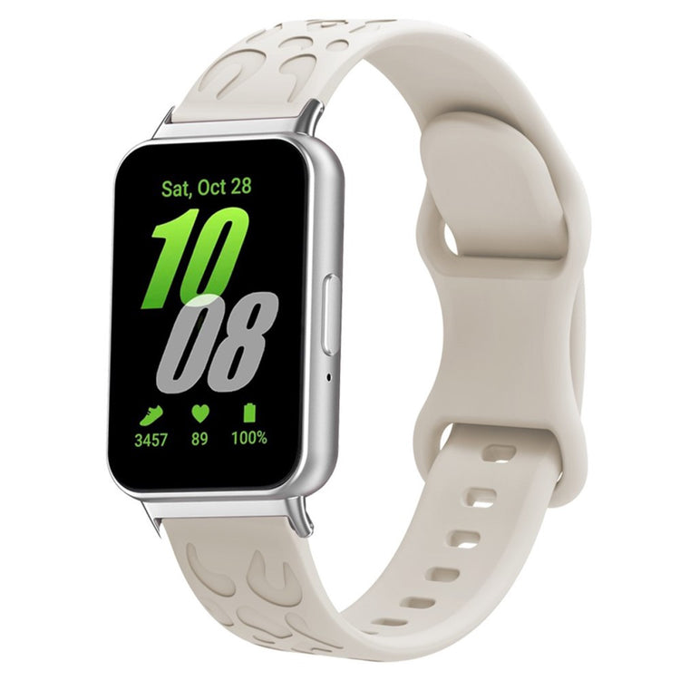 Remarkably Lovely Samsung Galaxy Fit Silicone Strap - Silver#serie_11