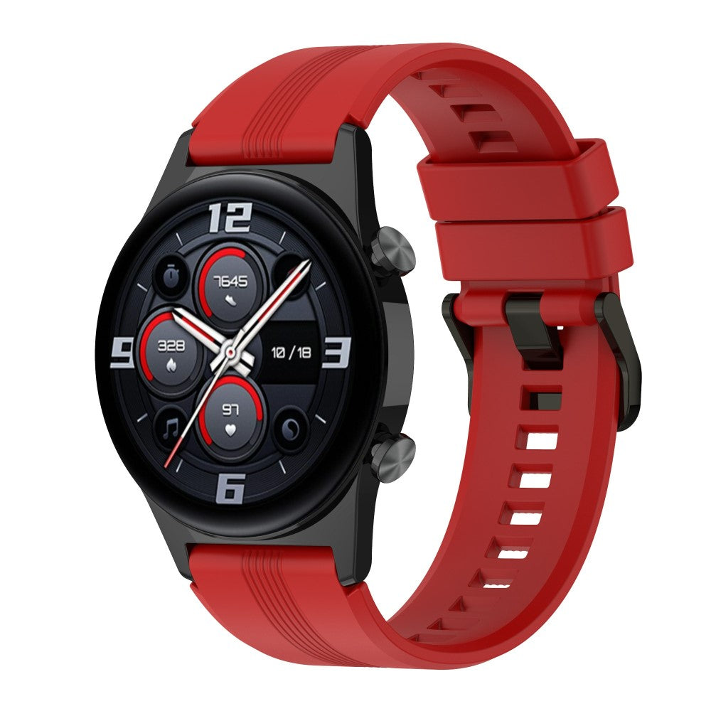 Superb Honor Watch GS 4 / Honor Watch Series Silicone Strap - Red#serie_5