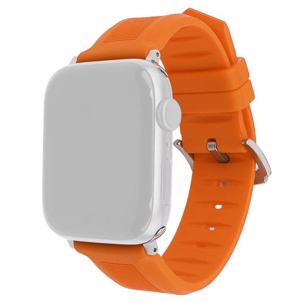 Timeless Apple Smartwatch Silicone Universel Strap - Orange#serie_7