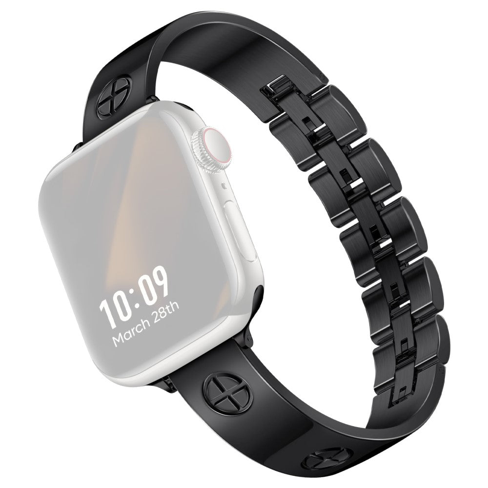 Super Stylish Apple Smartwatch Metal Universel Strap - Black#serie_2