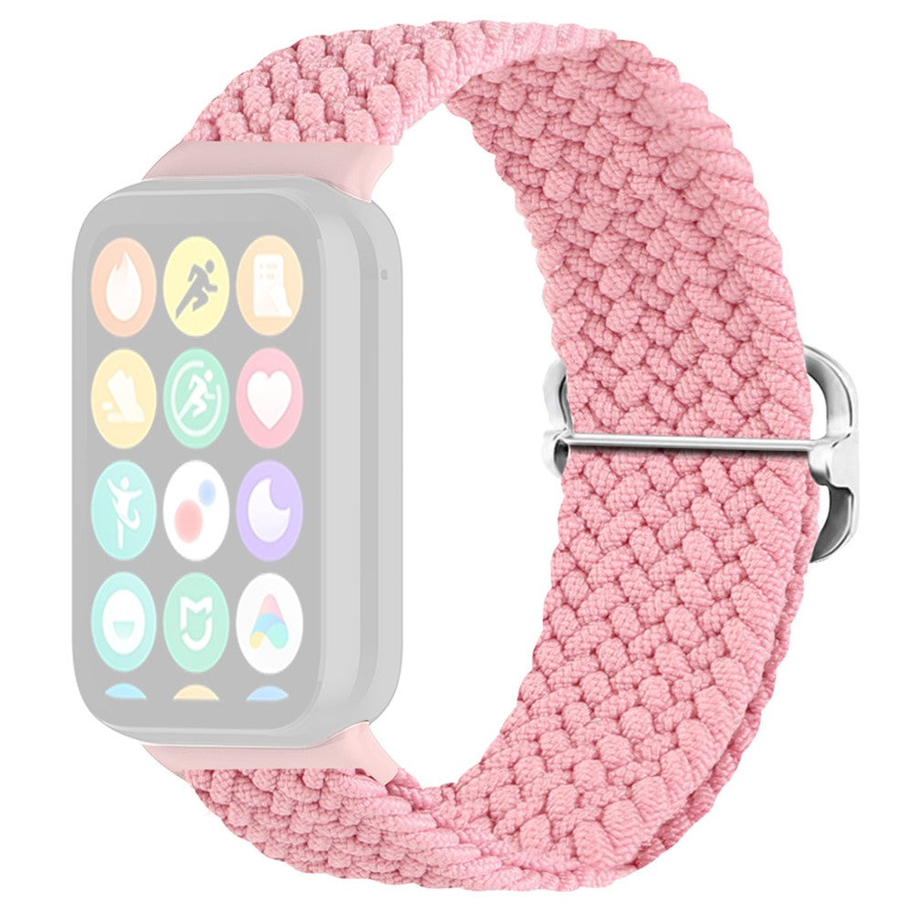 Stylish Xiaomi Redmi Watch 4 Nylon Strap - Pink#serie_2