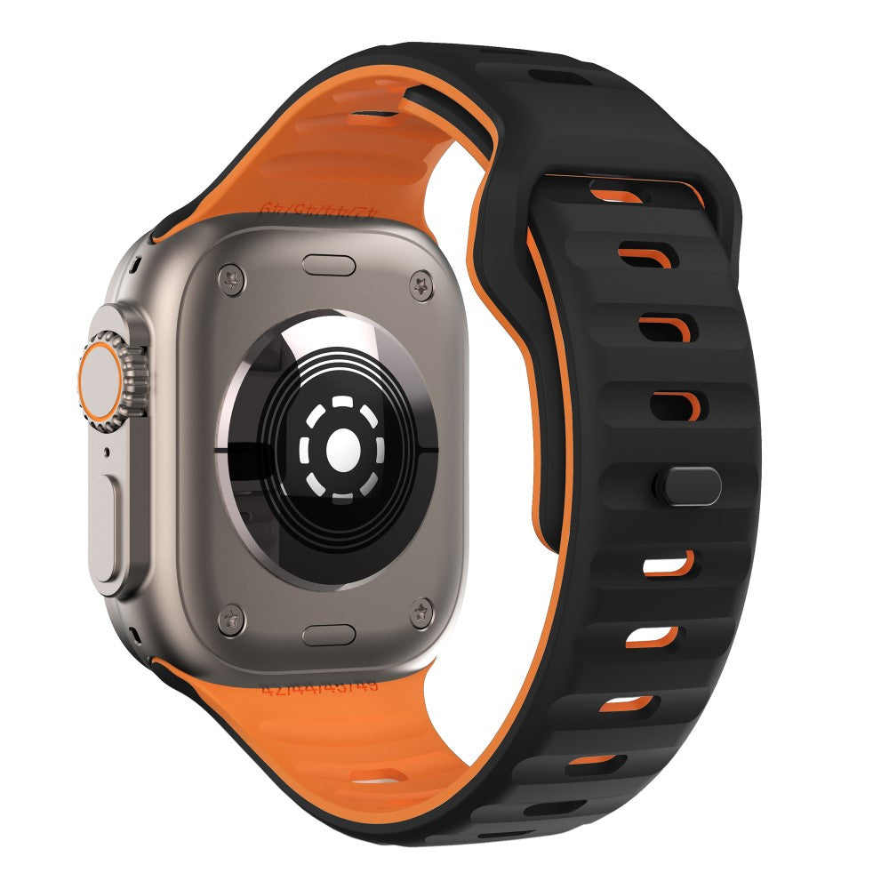 Tough Apple Smartwatch Silicone Universel Strap - Orange#serie_2