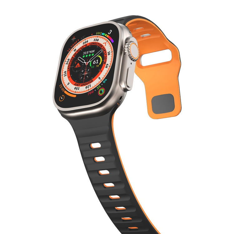 Tough Apple Smartwatch Silicone Universel Strap - Orange#serie_2