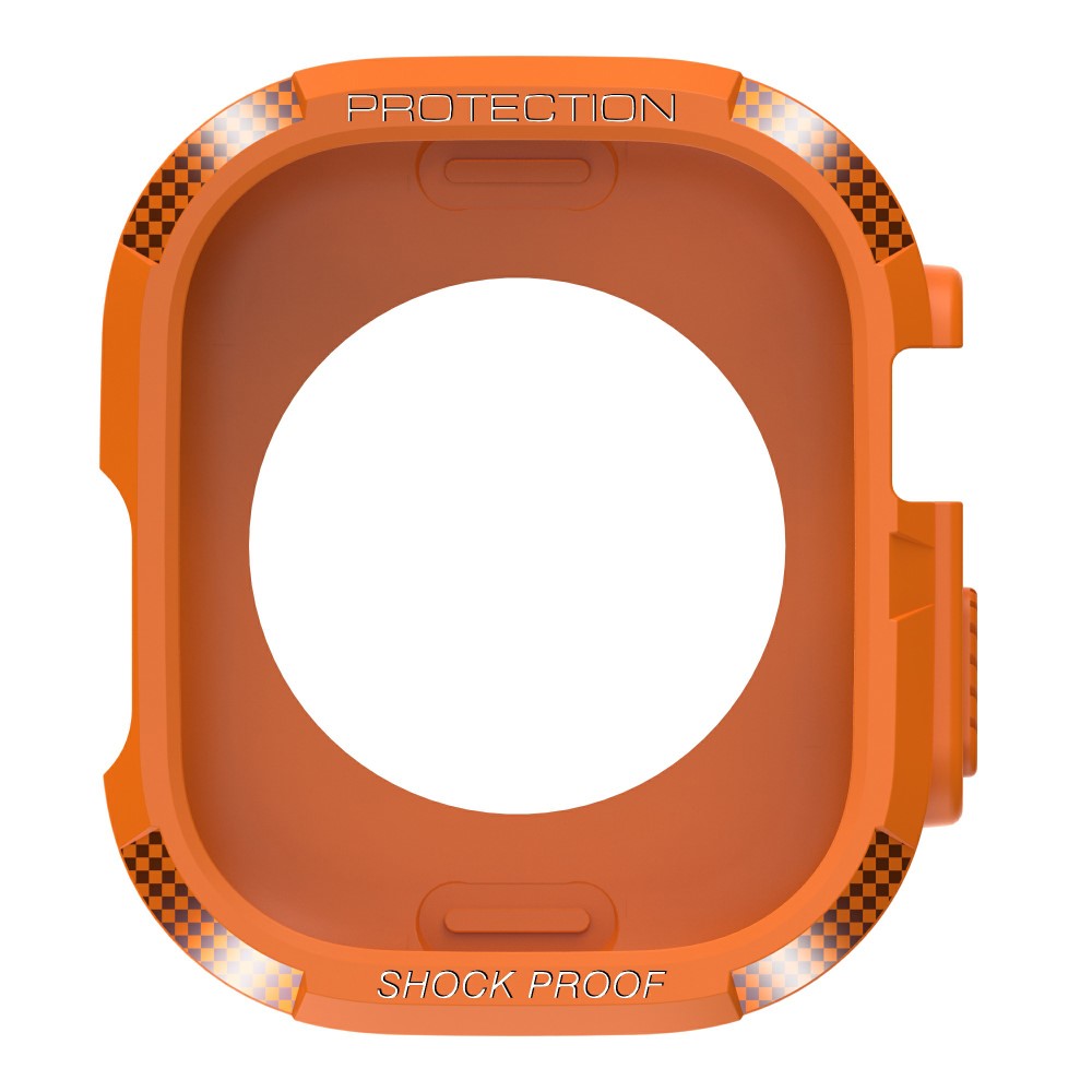 Comfortable Apple Watch Ultra Silicone Strap - Orange#serie_2