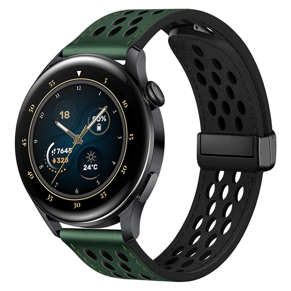 Absolutely Stylish Smartwatch Pu Leather Universel Strap - Green#serie_3