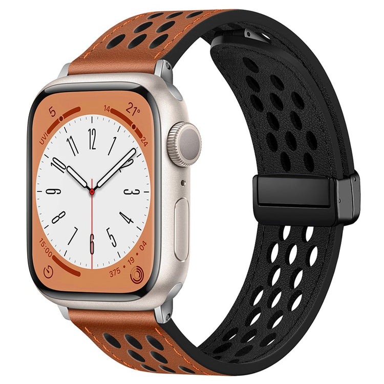 Tough Apple Smartwatch Pu Leather Universel Strap - Brown#serie_2