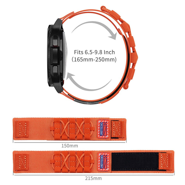 Cool Smartwatch Nylon Universel Strap - Orange#serie_1