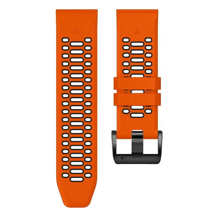 Comfortable Garmin Smartwatch Silicone Universel Strap - Orange#serie_4