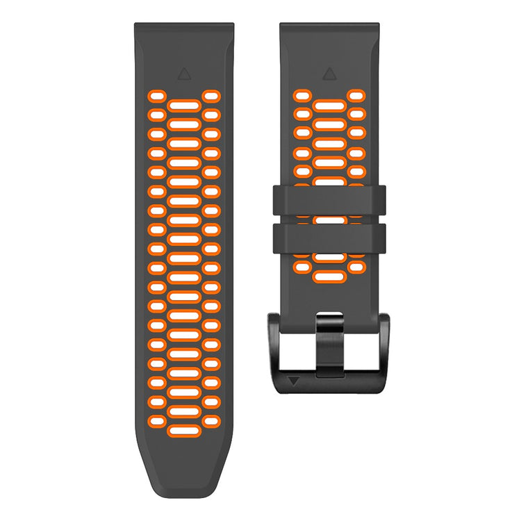 Comfortable Garmin Smartwatch Silicone Universel Strap - Orange#serie_10