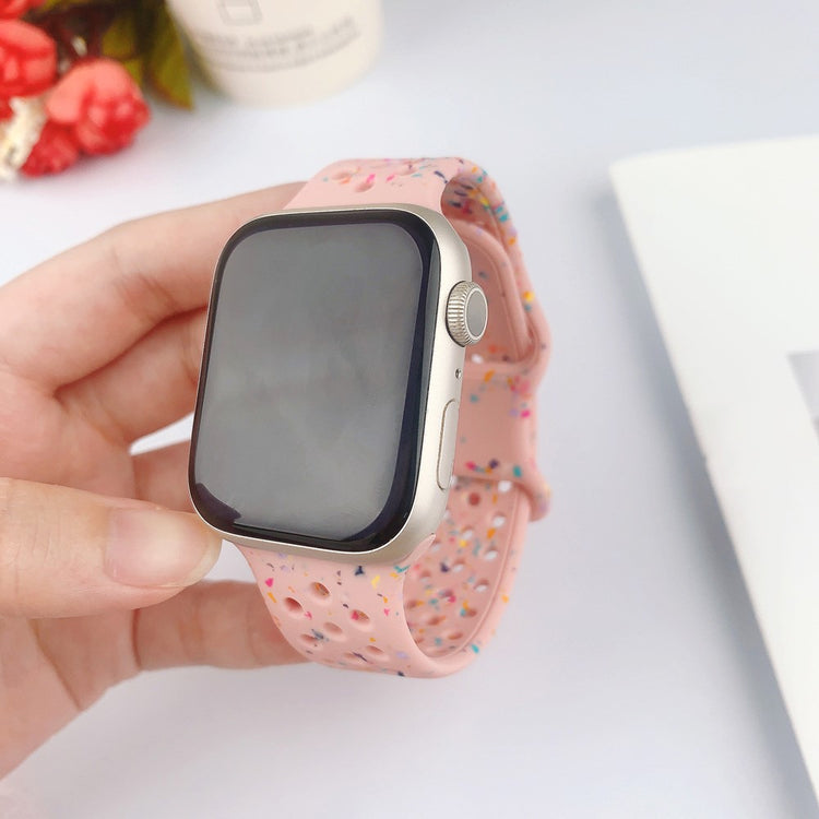 Incredibly Neat Apple Smartwatch Silicone Universel Strap - Pink#serie_4