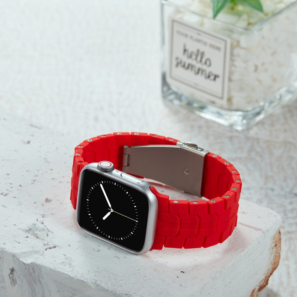 Super Agreeable Apple Smartwatch Silicone Universel Strap - Red#serie_3