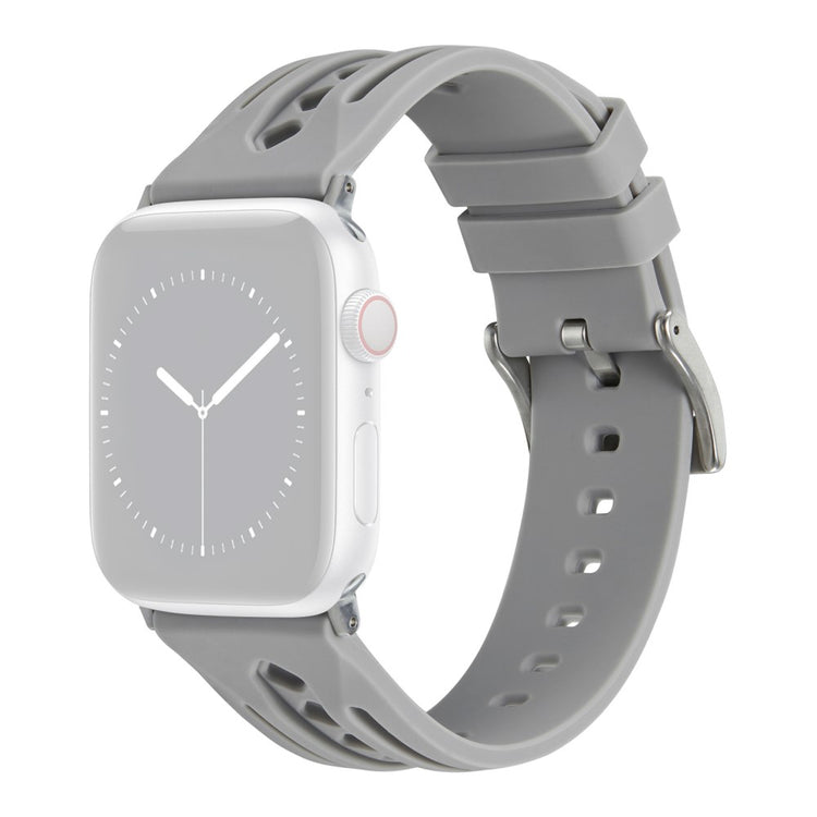 Mega Pleasant Apple Smartwatch Silicone Universel Strap - Silver#serie_8