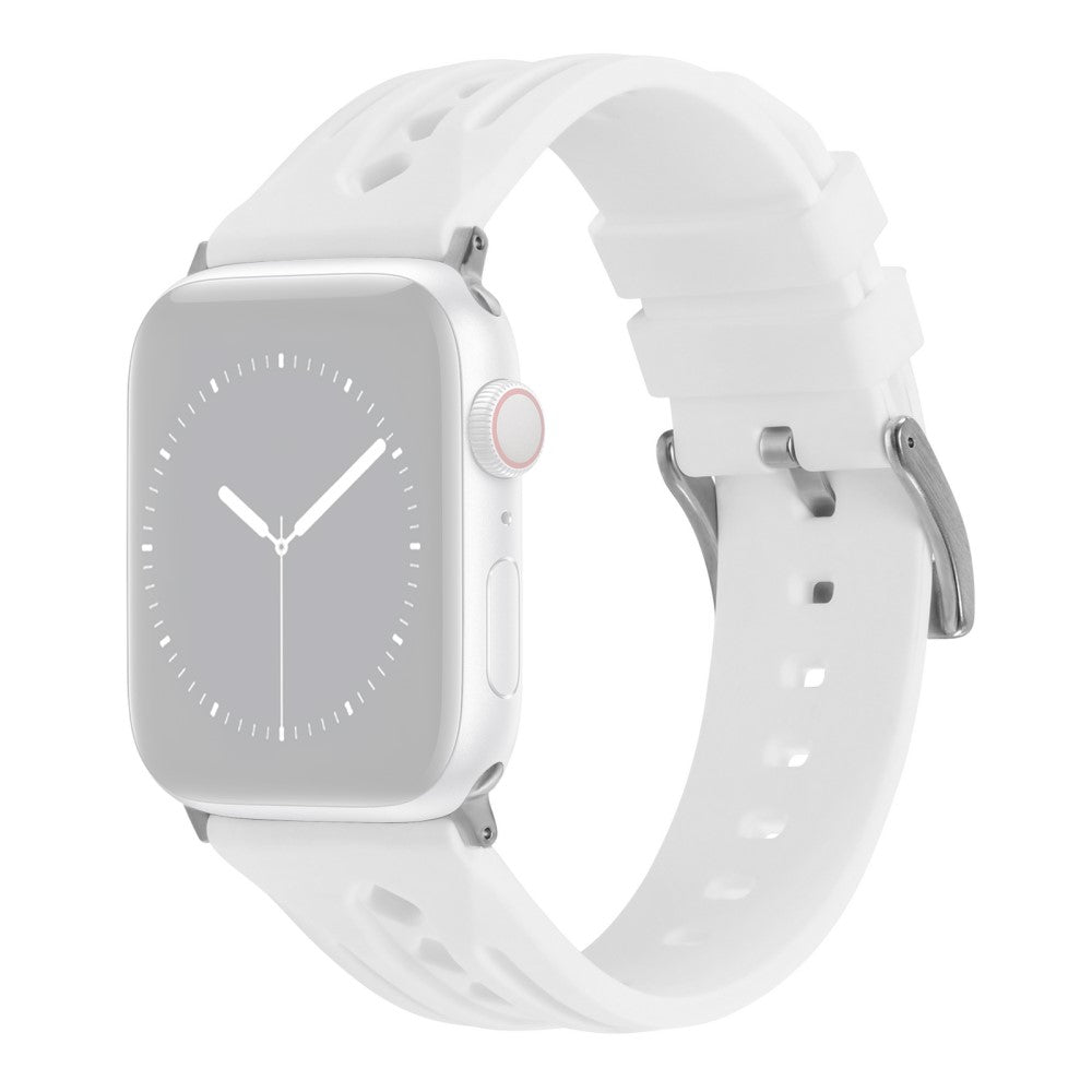 Mega Pleasant Apple Smartwatch Silicone Universel Strap - White#serie_12