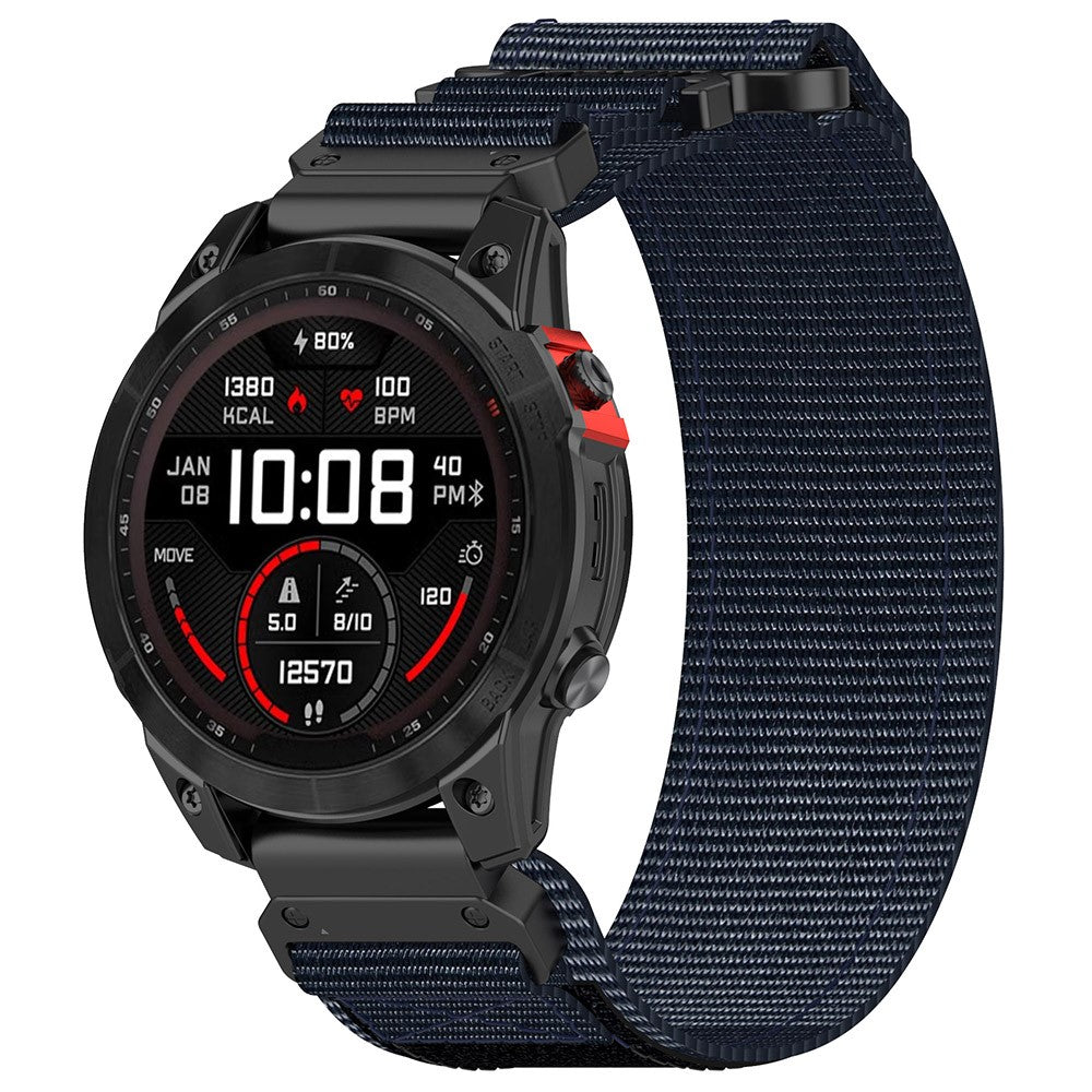 Mega Reliable Garmin Smartwatch Nylon Universel Strap - Blue#serie_5