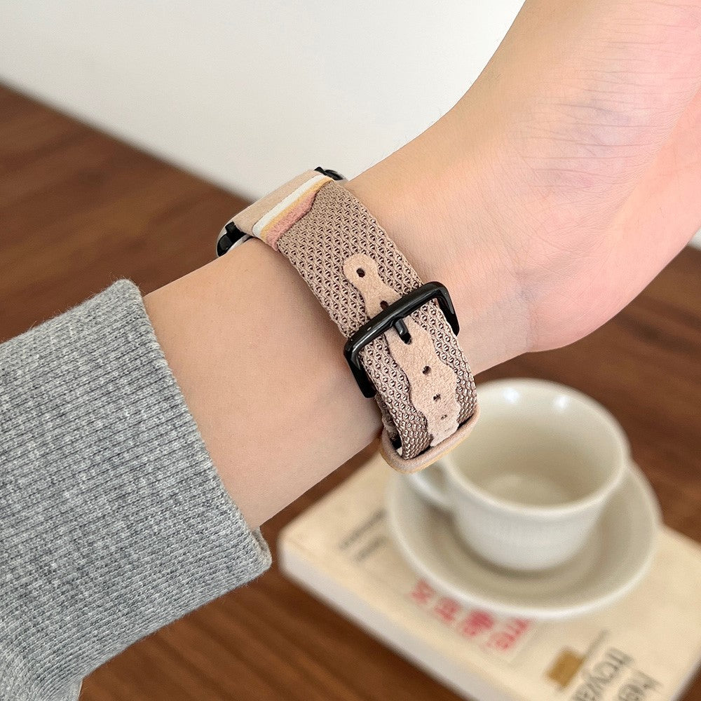 Sweet Apple Smartwatch Pu Leather Universel Strap - Brown#serie_7