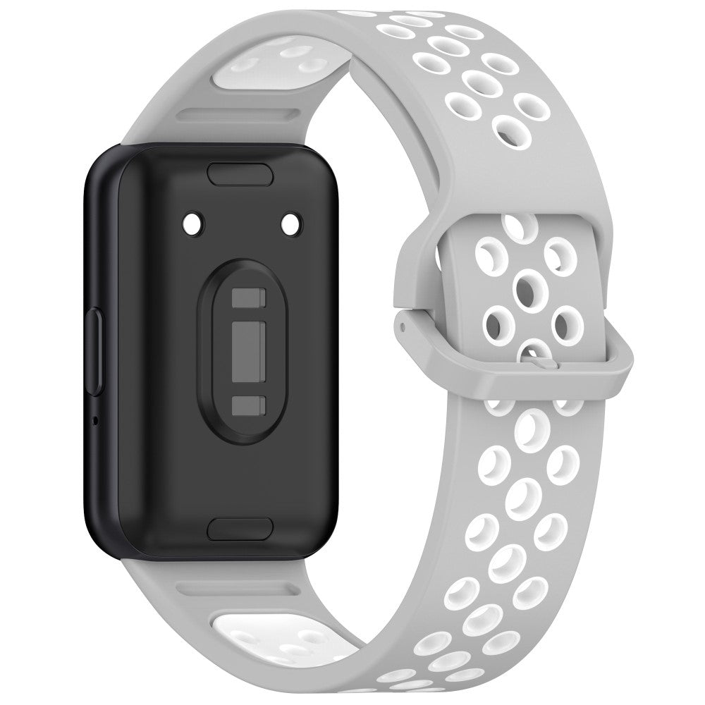 Super Stylish Samsung Galaxy Fit 3 Silicone Strap - Silver#serie_8