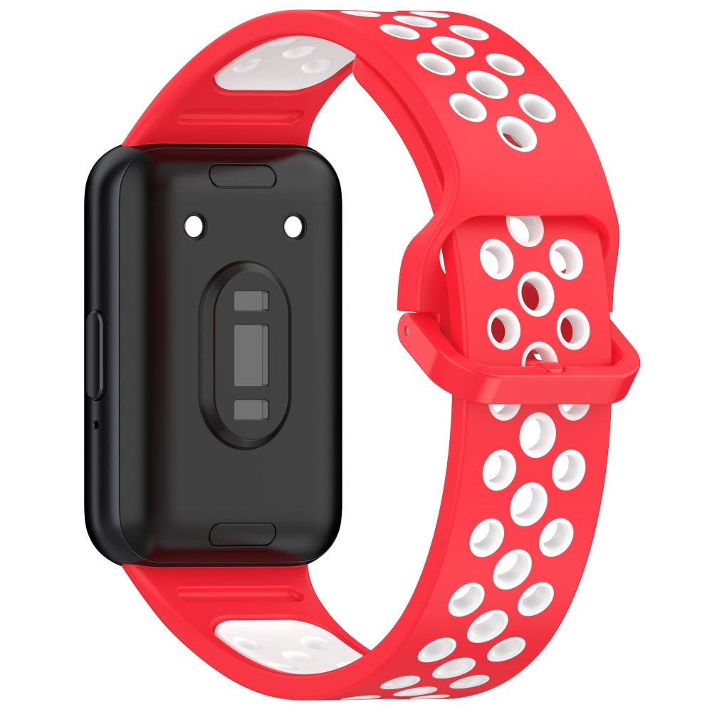 Super Stylish Samsung Galaxy Fit 3 Silicone Strap - Red#serie_12