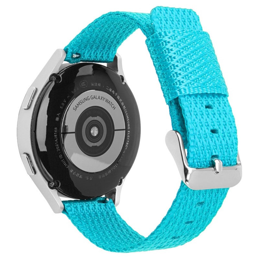 Huawei Watch GT 3 42mm / Watch GT 3 Pro 43mm Wrist Strap 20mm Texture Nylon Watch Strap - Baby Blue / Grid#serie_5