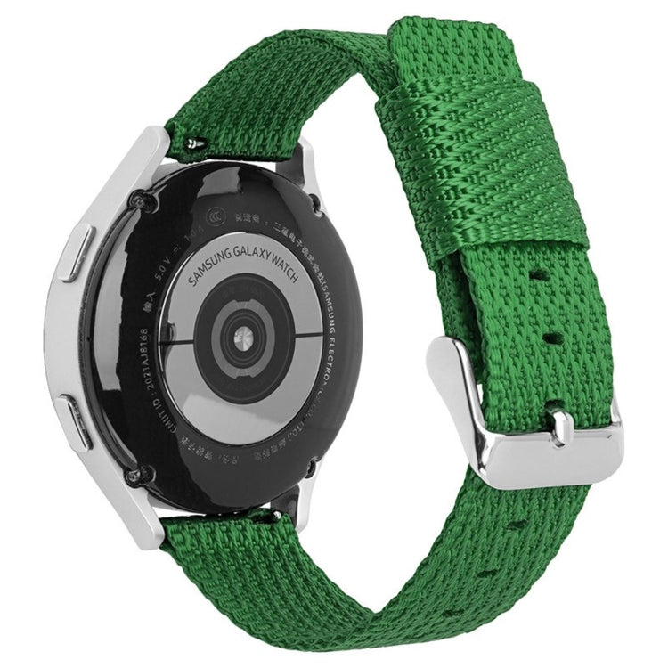 Huawei Watch GT 3 42mm / Watch GT 3 Pro 43mm Wrist Strap 20mm Texture Nylon Watch Strap - Dark Green / Grid#serie_7